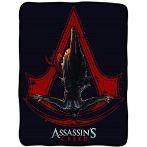 NEW Red Assassin's Creed Plush Throw Gift Blanket Stealth 3 Video Game PS4 XBox